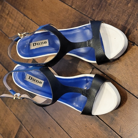 Dune colour block wedge sandals. Size 7 - Picture 2 of 8
